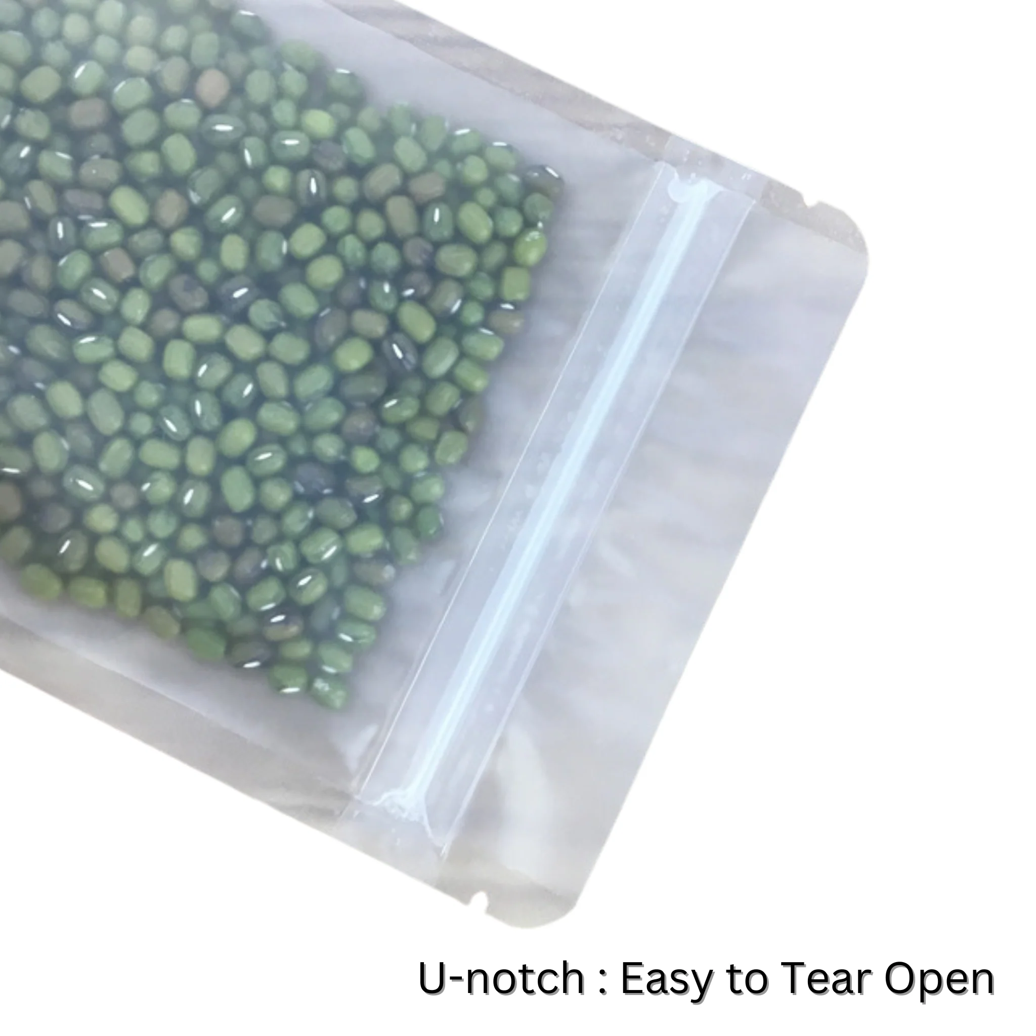 100mm x 150mm Resealable White Matte Plastic Flat Zipper Lock Pouch Bags - Image 9