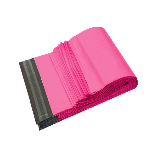255 mm x 330 mm + 40mm Pink Poly Mailer Plastic Mailing Satchel Courier Shipping Bag - Image 5