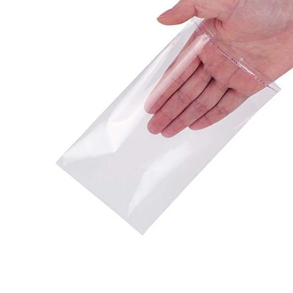 40 x 210mm Self Adhesive Sealing Clear OPP Cellophane Resealable Plastic Bags - Image 7