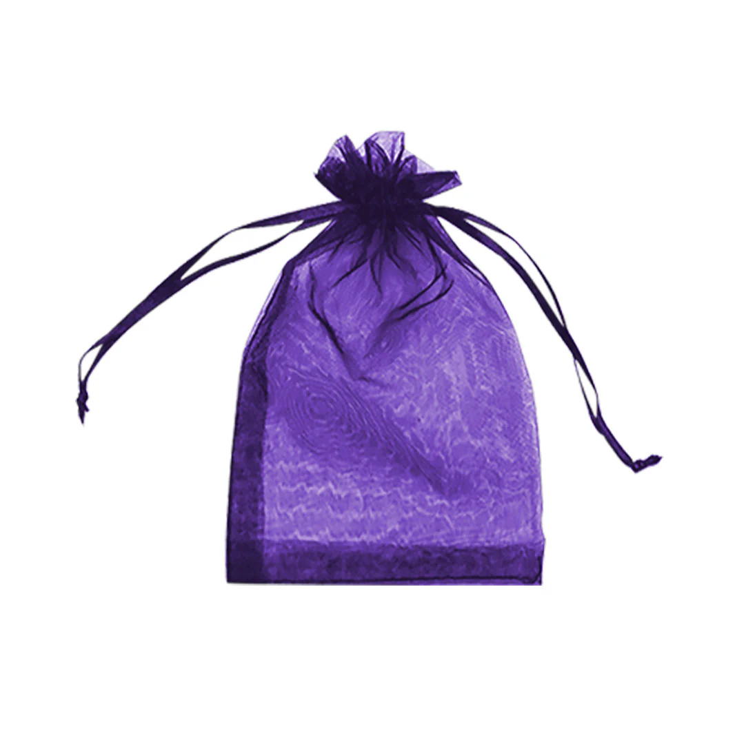 7cm x 9cm Organza Bag Sheer Bags Jewellery Wedding Candy Packaging Gift - Image 17