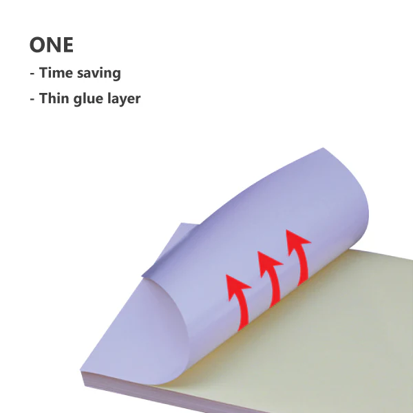 A4 Multi Self-adhesive White Matte / White Glossy / Brown Kraft / Colour Matte Printing Paper - Image 5