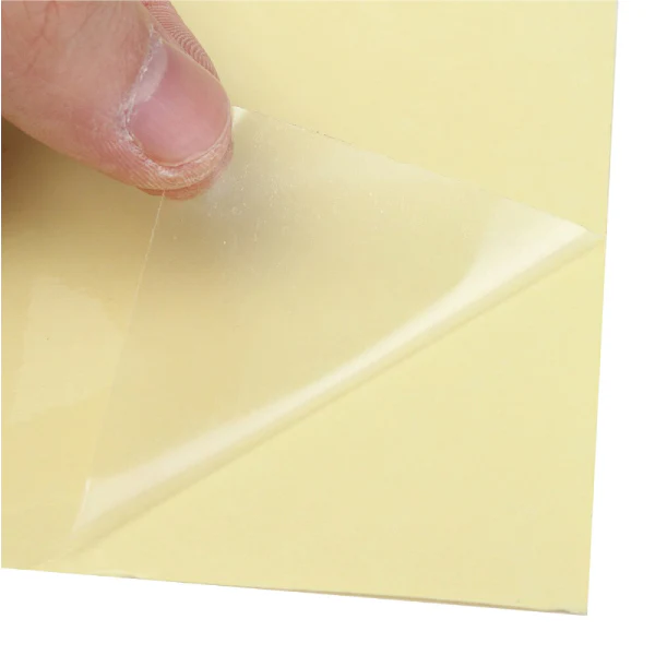 A4 Transparent Clear Glossy Self Adhesive Sticker Paper Label Laser Print - Image 3