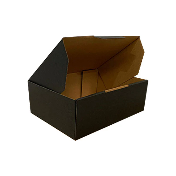 Black Mailing Boxes 220 x 160 x 77mm Die Cut Shipping Packing Cardboard Box - Image 8