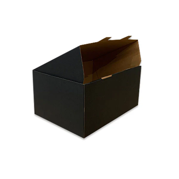 100pcs Black Mailing Boxes 320 x 240 x 160mm Die Cut Shipping Packing Carton Box - Image 3