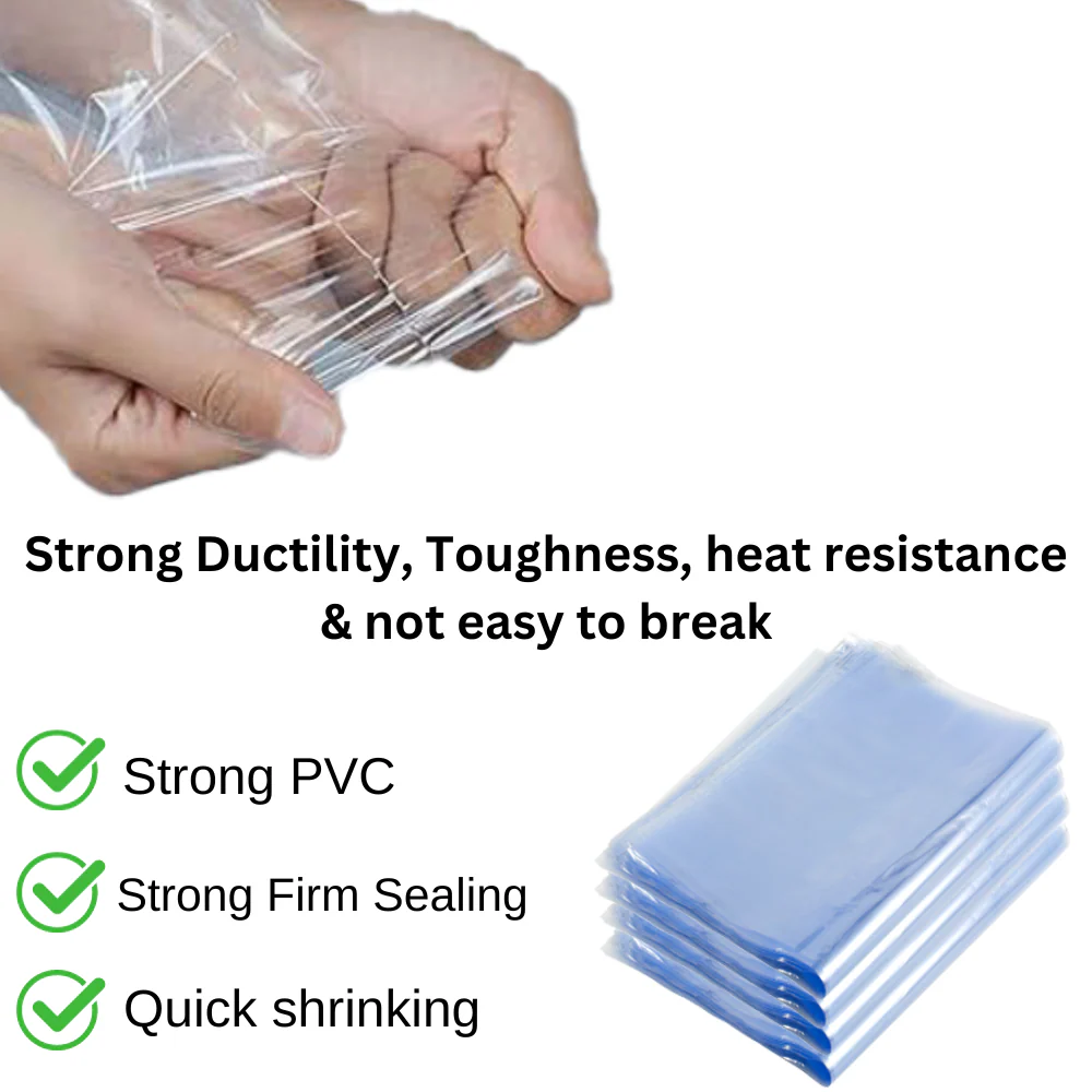 PVC Heat Shrink Bag Wrap 200 x 300mm - Image 4