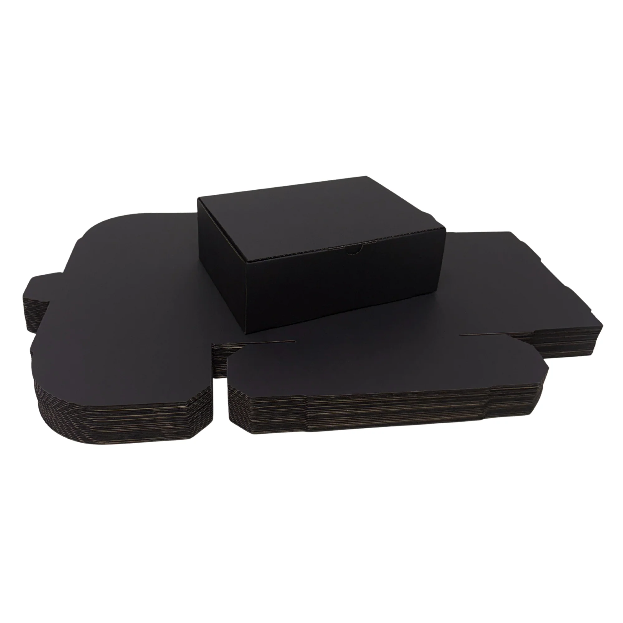 Full Black Die Cut Mailing Box 220 × 145 × 35 mm – Cardboard Shipping & Packing Box - Image 7