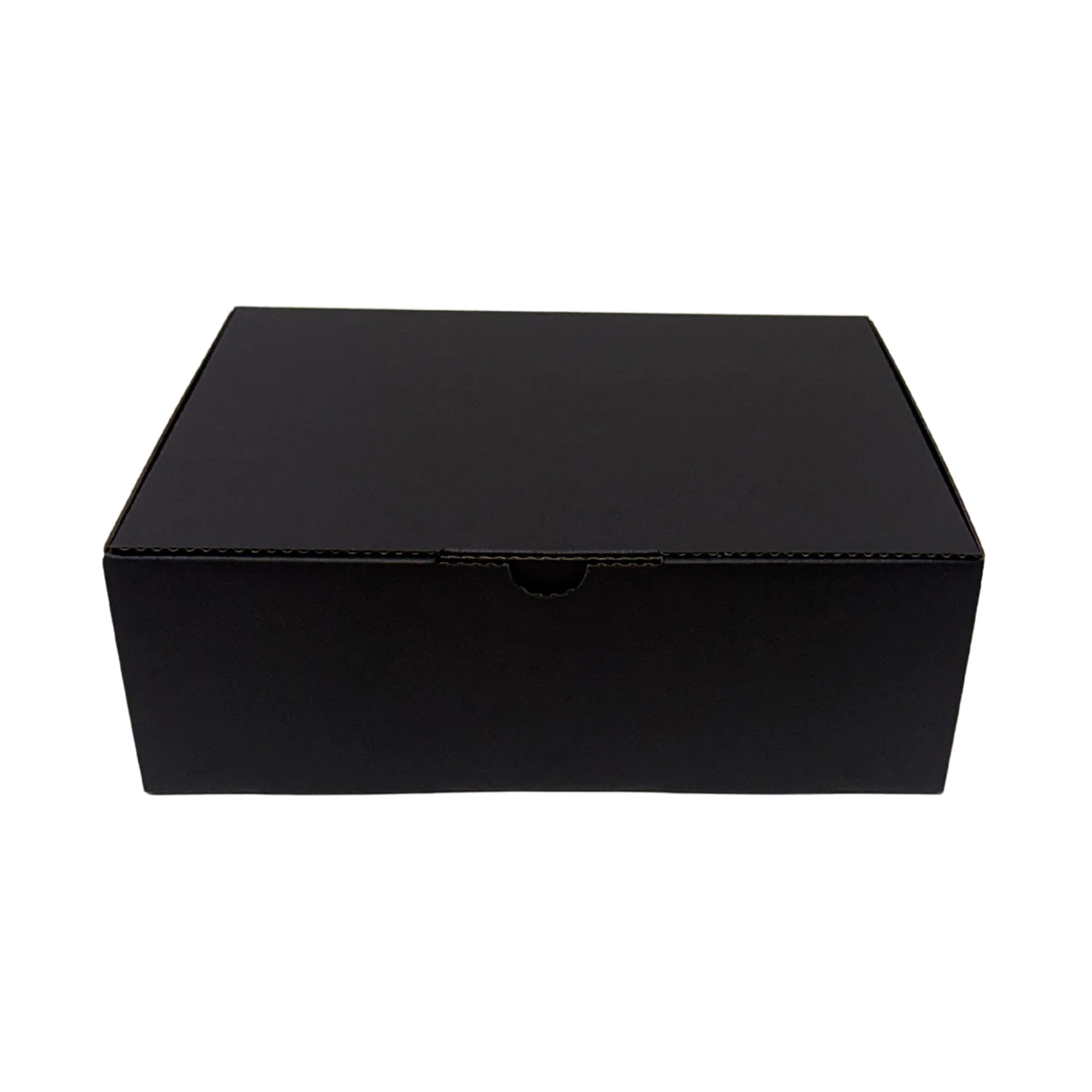 Full Black Die Cut Mailing Box 240 × 190 × 120 mm – Cardboard Shipping & Packing Box - Image 4