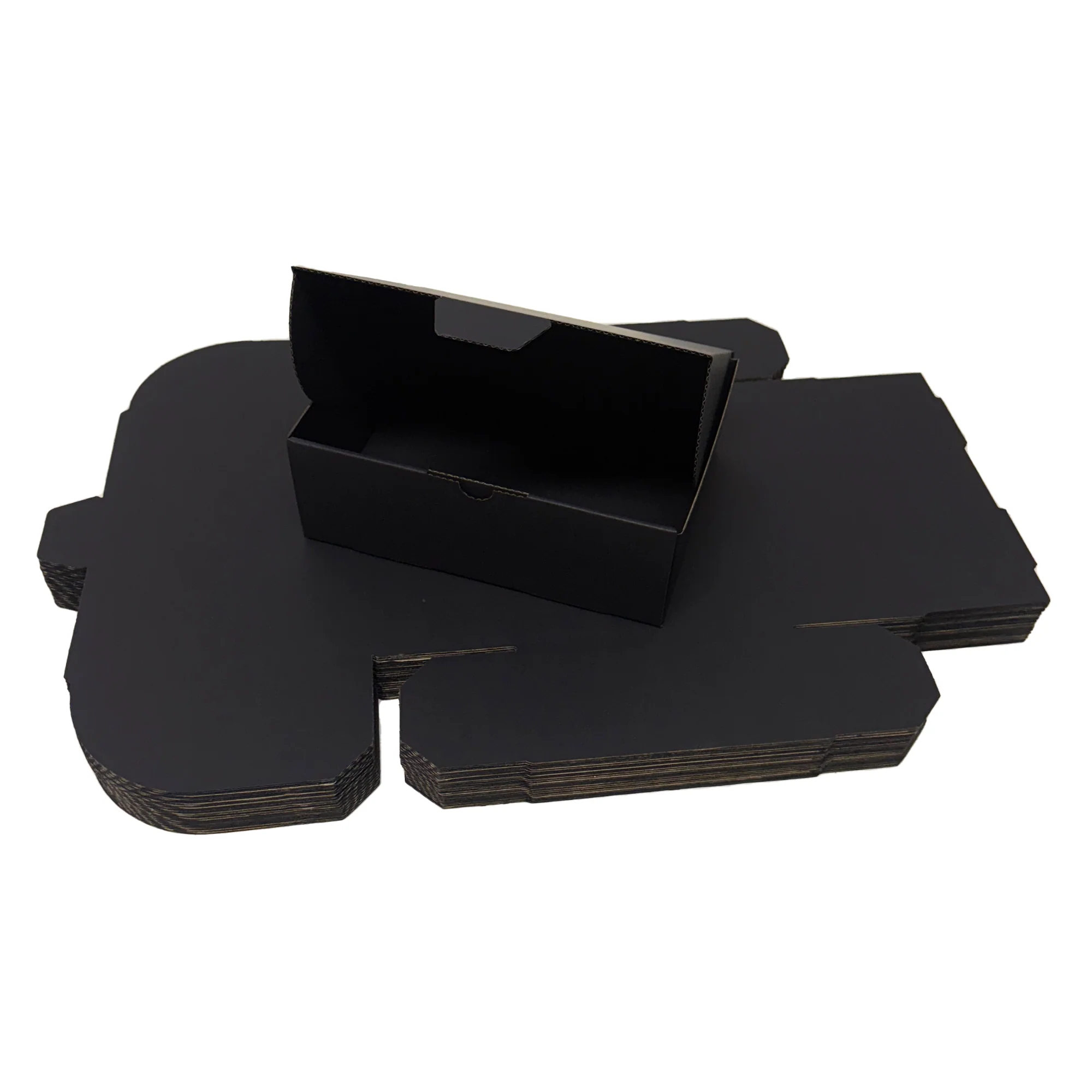 Full Black Die Cut Mailing Box 240 × 190 × 120 mm – Cardboard Shipping & Packing Box - Image 6