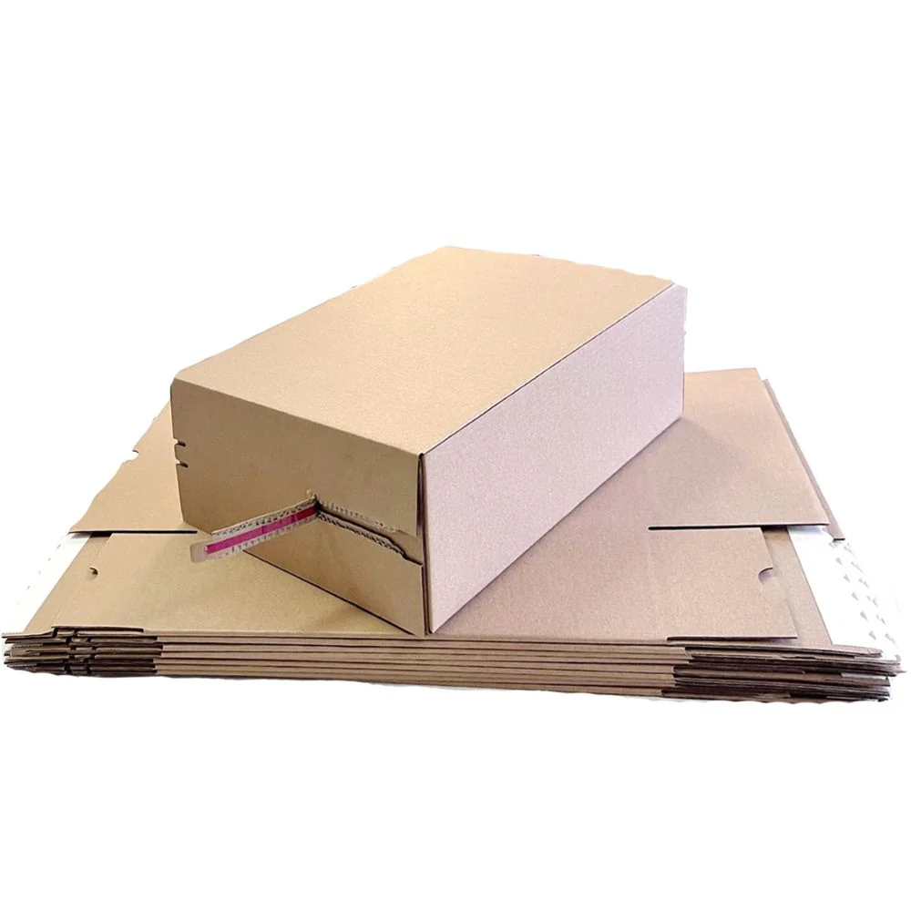 Self Sealing Box 270 x 200 x 95mm Kraft Brown Heavy Duty - Image 6
