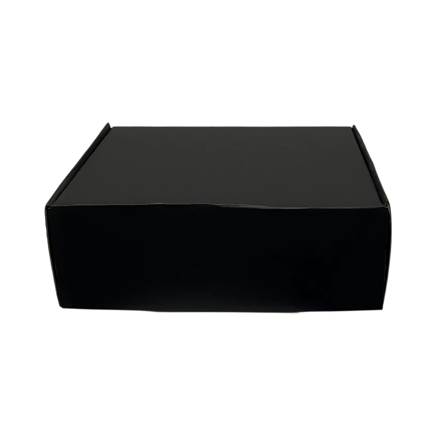 Premium-Quality Full Black Tuck Front Mailing Boxes 310 x 230 x 105mm | Die-Cut Shipping & Packing Cardboard Box - Image 5