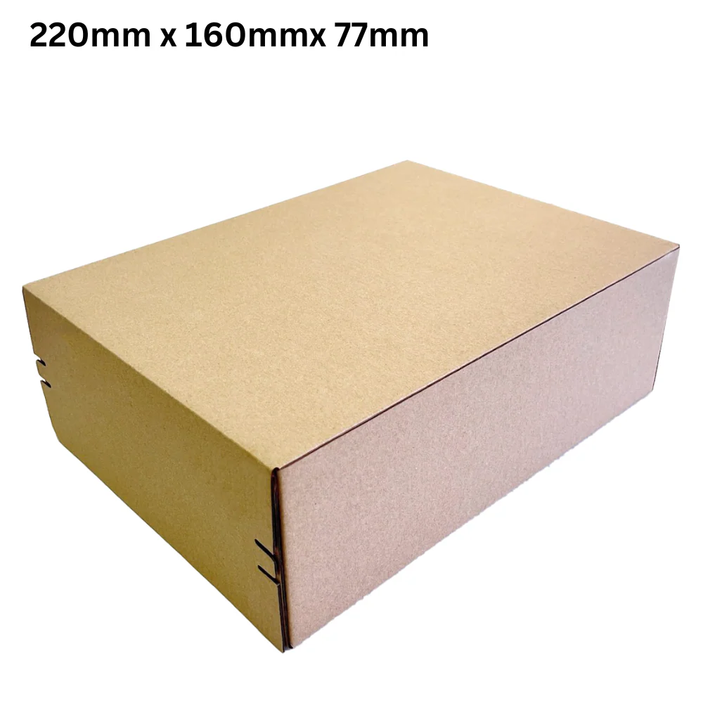 Wholesale 2000pcs Self Sealing Box 220x160x77mm Kraft Brown Heavy Duty - Image 3