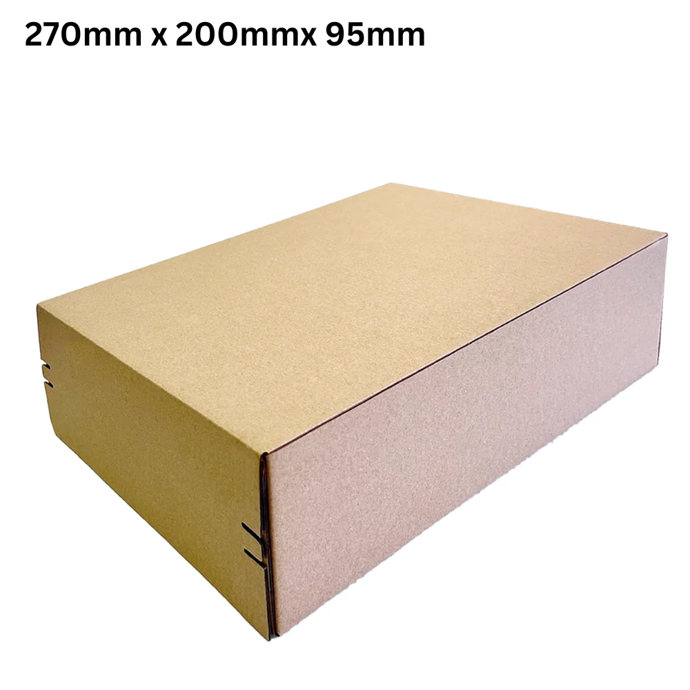 Wholesale 2000pcs Self Sealing Box 270 x 200 x 95mm Kraft Brown Heavy Duty - Image 3