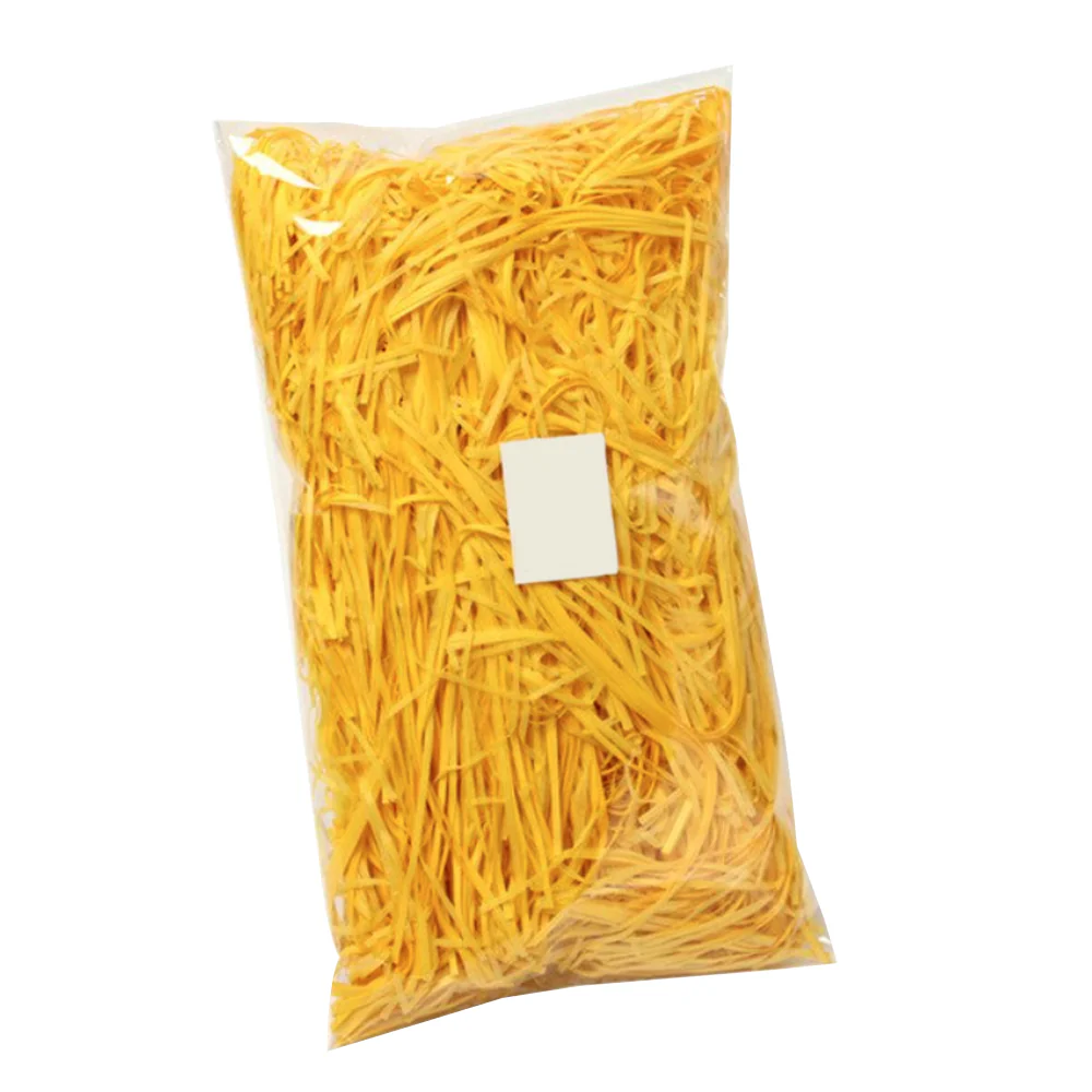 20g of  Yellow Shredded Color Soft Tissue Paper Hamper Craft Gift Candy Box Basket Filler - Image 11