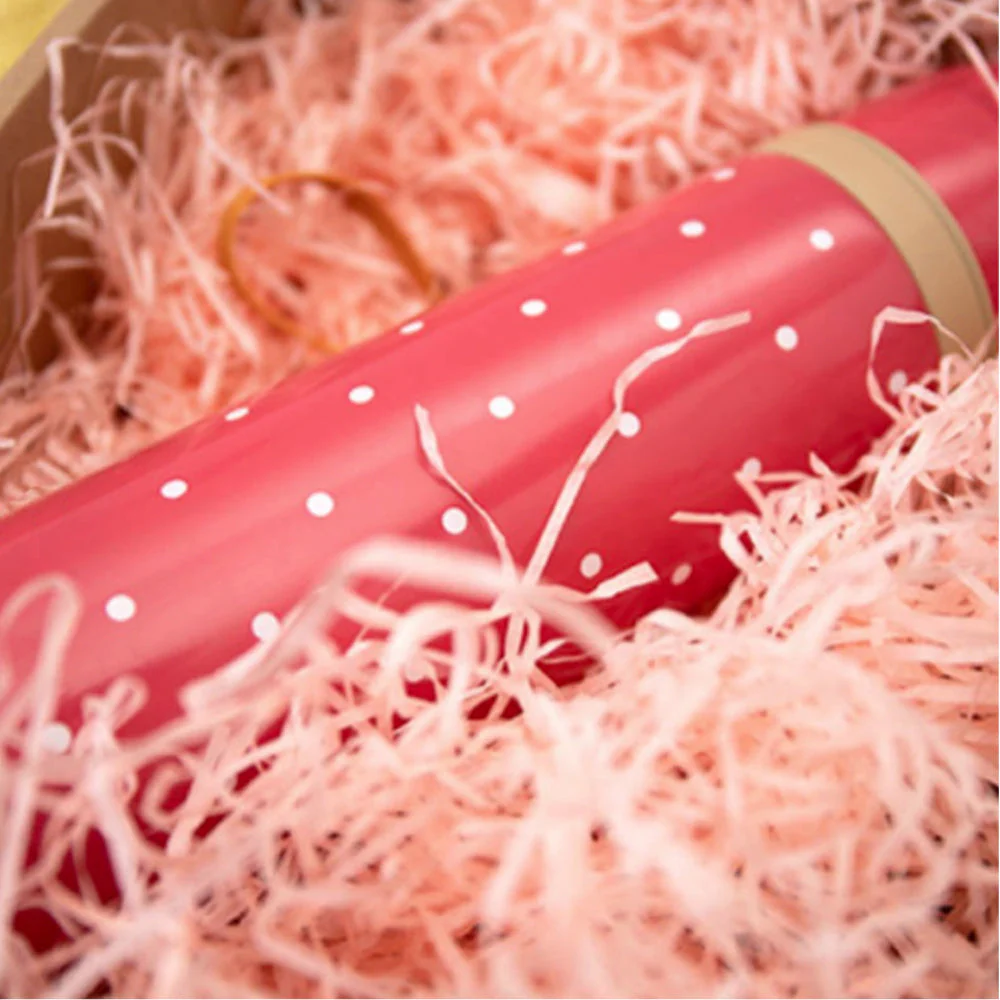 20g of  Yellow Shredded Color Soft Tissue Paper Hamper Craft Gift Candy Box Basket Filler - Image 6